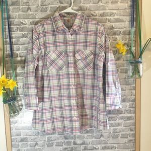 Carhartt  3/4 sleeve button up size XXL.